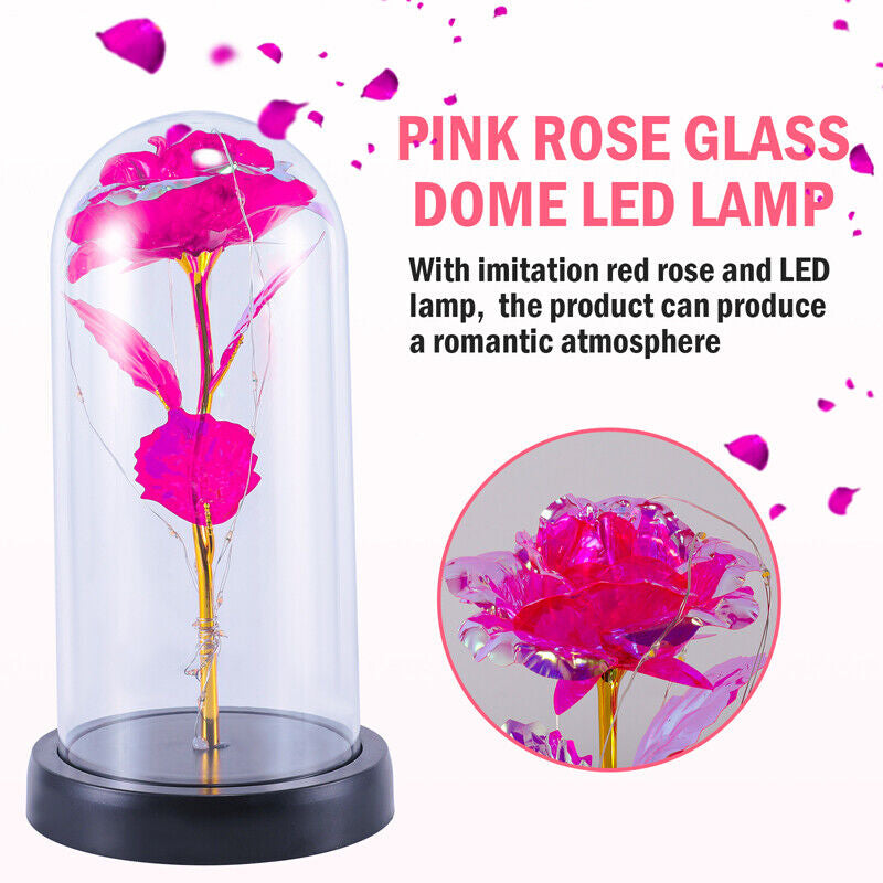 Stunning Glass Dome Rose Gift – A Timeless Treasure for Mother's Day and Beyond