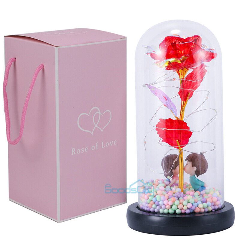 Stunning Glass Dome Rose Gift – A Timeless Treasure for Mother's Day and Beyond