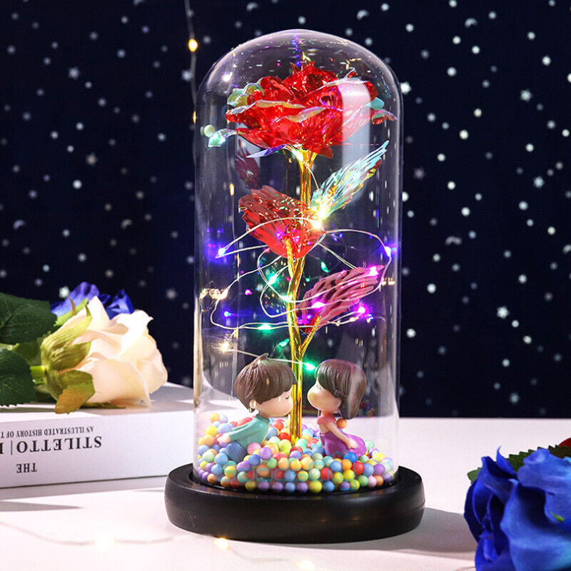 Stunning Glass Dome Rose Gift – A Timeless Treasure for Mother's Day and Beyond