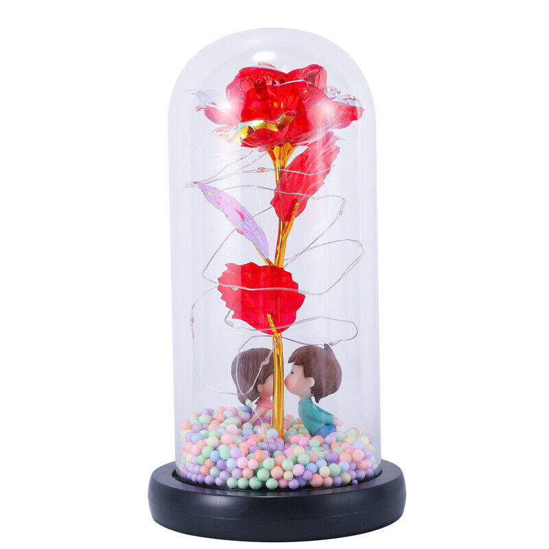 Stunning Glass Dome Rose Gift – A Timeless Treasure for Mother's Day and Beyond