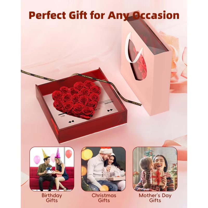 🌹 Eternal Rose in Acrylic Box – Romantic Forever Gift 