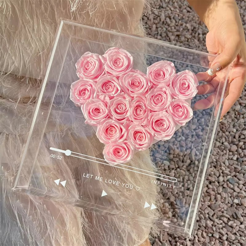 🌹 Eternal Rose in Acrylic Box – Romantic Forever Gift 