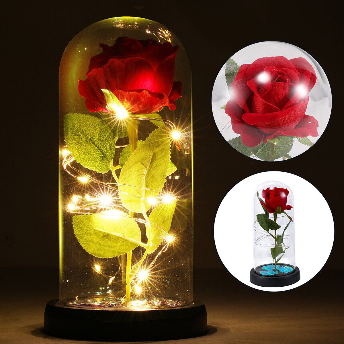 Stunning Glass Dome Rose Gift – A Timeless Treasure for Mother's Day and Beyond