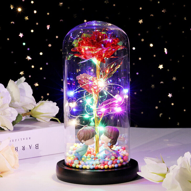 Stunning Glass Dome Rose Gift – A Timeless Treasure for Mother's Day and Beyond