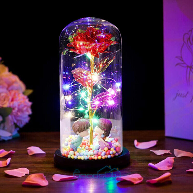 Stunning Glass Dome Rose Gift – A Timeless Treasure for Mother's Day and Beyond