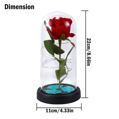 Stunning Glass Dome Rose Gift – A Timeless Treasure for Mother's Day and Beyond