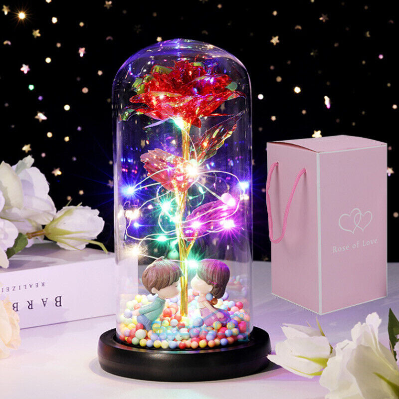 Stunning Glass Dome Rose Gift – A Timeless Treasure for Mother's Day and Beyond