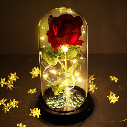 Stunning Glass Dome Rose Gift – A Timeless Treasure for Mother's Day and Beyond