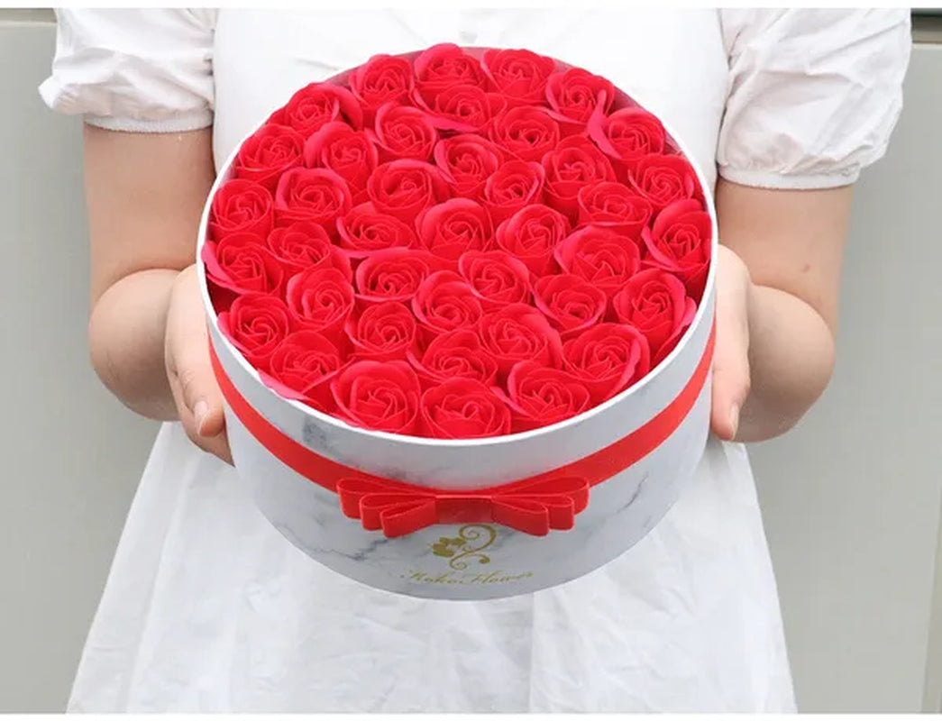 Hug Bucket Marble Rose Gift Flower 