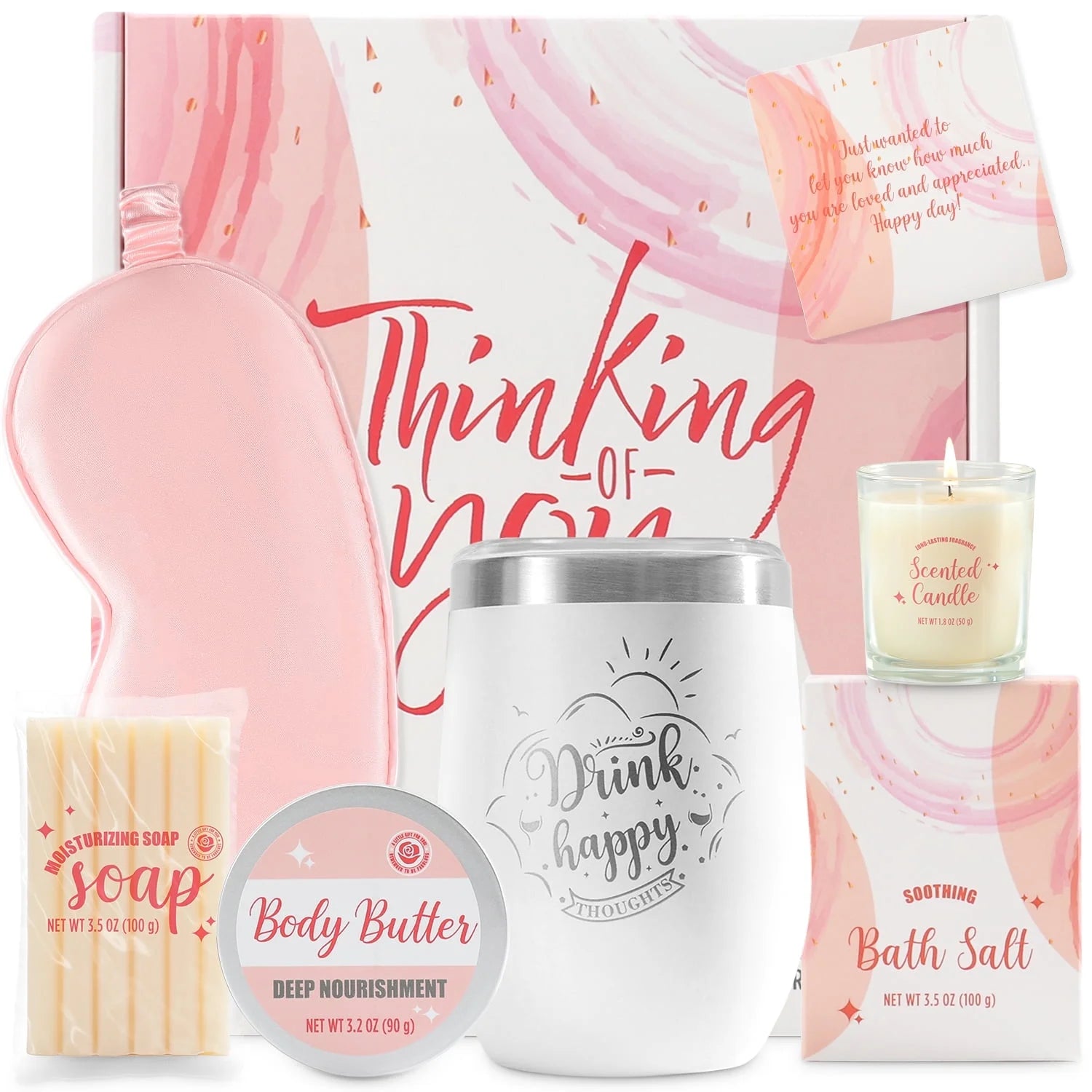 Indulge Her with BFFLOVE Spa Gift Set - 9-Piece Rose Bath Collection 