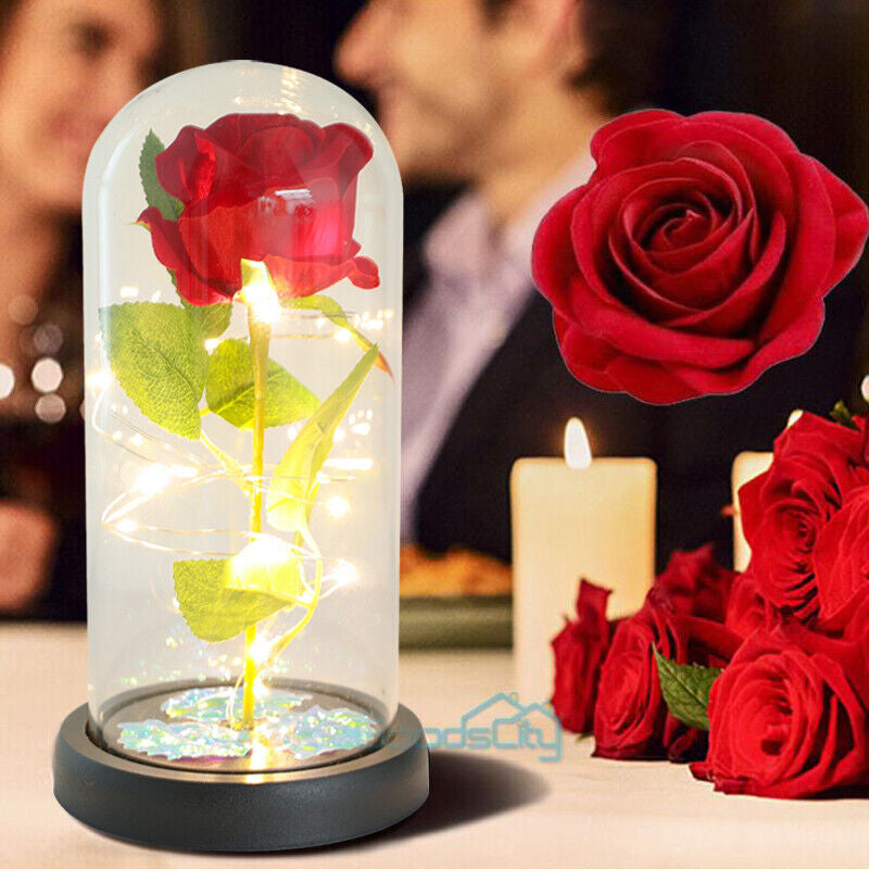 Stunning Glass Dome Rose Gift – A Timeless Treasure for Mother's Day and Beyond