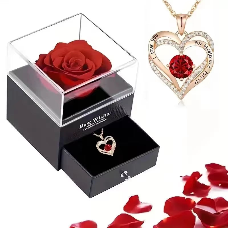 Surprise Mom with the 2025 Mother's Day Eternal Flower Gift Box - A Stunning Jewelry Box to Express Your Love!