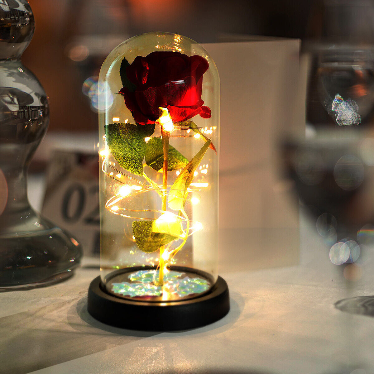 Stunning Glass Dome Rose Gift – A Timeless Treasure for Mother's Day and Beyond